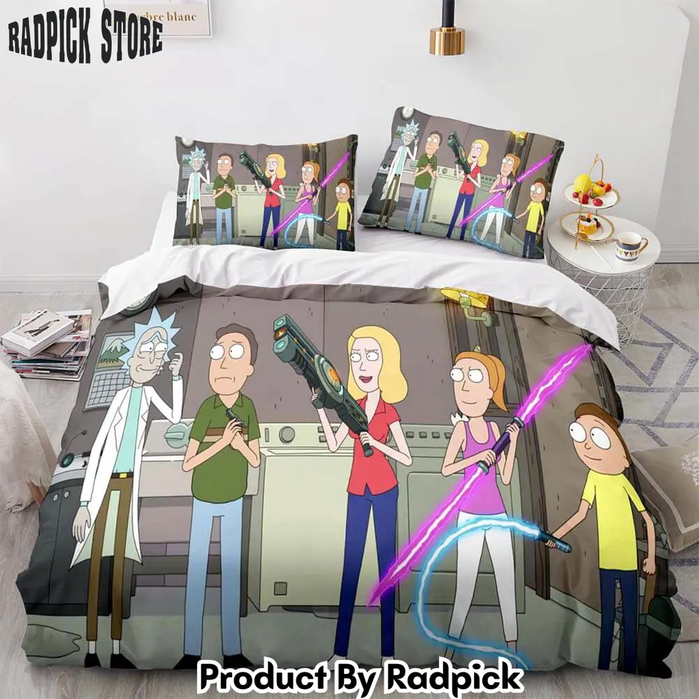 Rickand morty season5 bedding set quilt duvet cover bedding sets  rp0424455